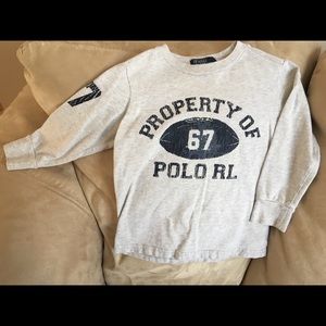 Toddler Boy Polo RL l/s tip-2T